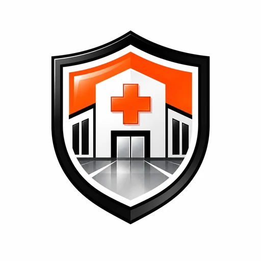 Medical or institutional building representing schools and healthcare facilities