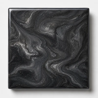 Charcoal Metallic metallic finish color sample