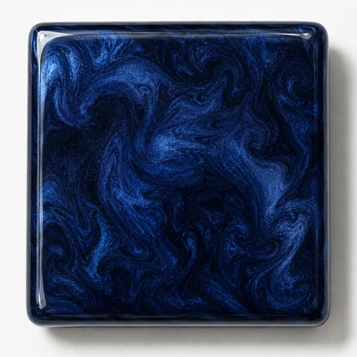 Midnight Blue Pearl metallic finish color sample